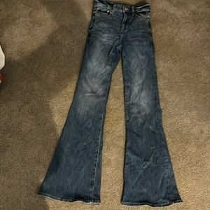american eagle flared jeans